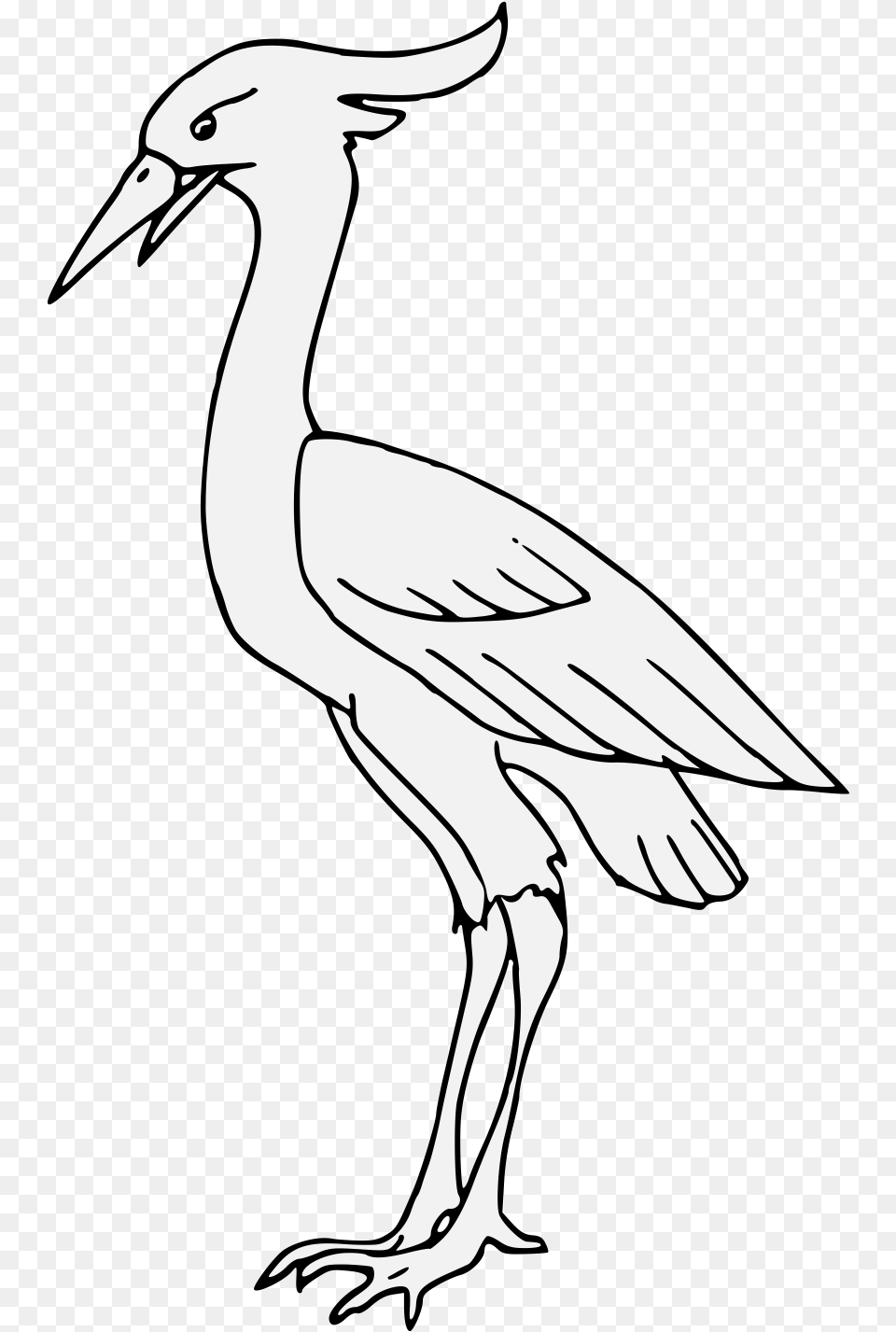 Transparent Blue Heron Crane Bird Traceable, Animal, Crane Bird, Waterfowl Png