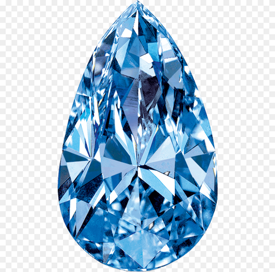 Transparent Blue Shine Blue Diamond Teardrop, Accessories, Gemstone, Jewelry Free Png