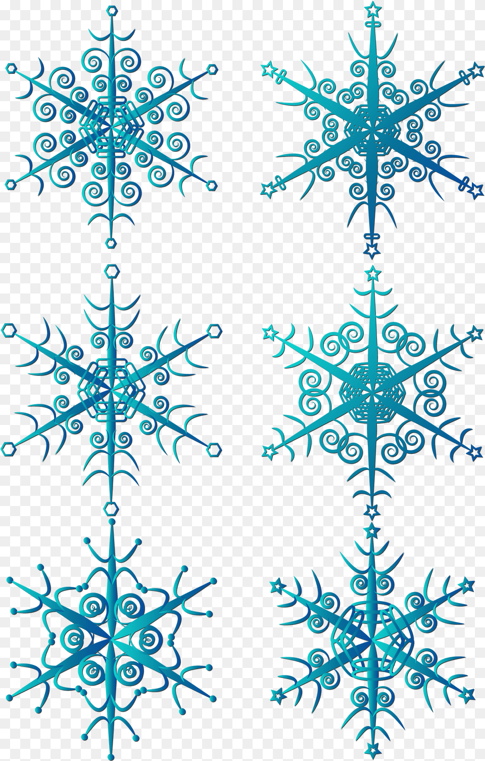 Transparent Blue Snowflakes Snowflake, Nature, Outdoors, Pattern, Snow Free Png Download