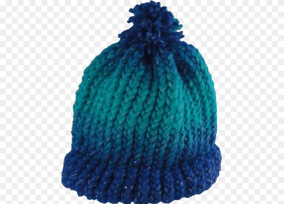 Transparent Blue Sparkles Knit Cap, Clothing, Hat, Beanie, Animal Free Png