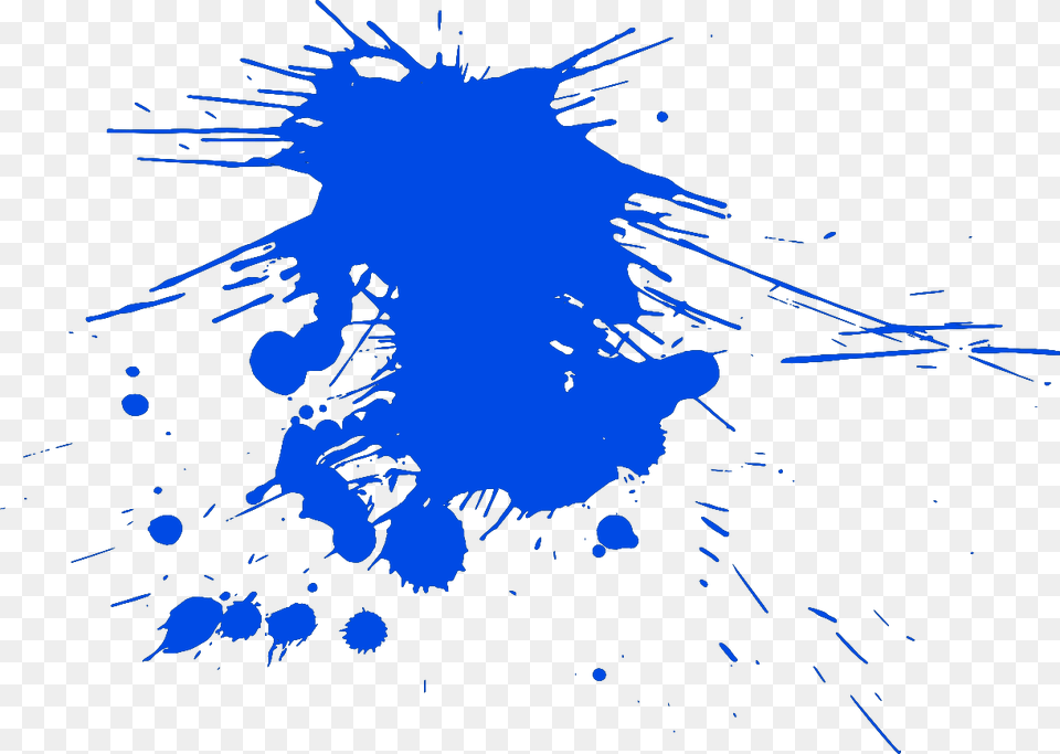 Transparent Blue Splatter Splash Oil Paint, Nature, Outdoors, Sea, Water Free Png