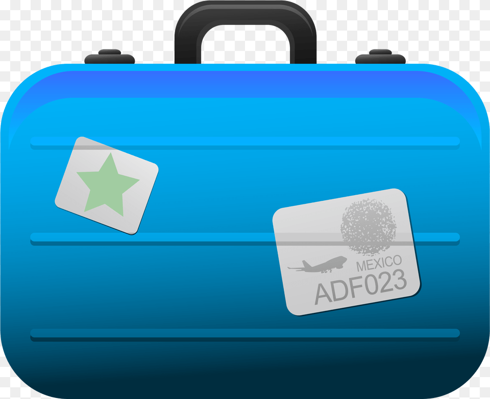 Transparent Blue Suitcase Clipart Picture Suitcase Clipart Transparent Background, Baggage, Bag, First Aid Png Image