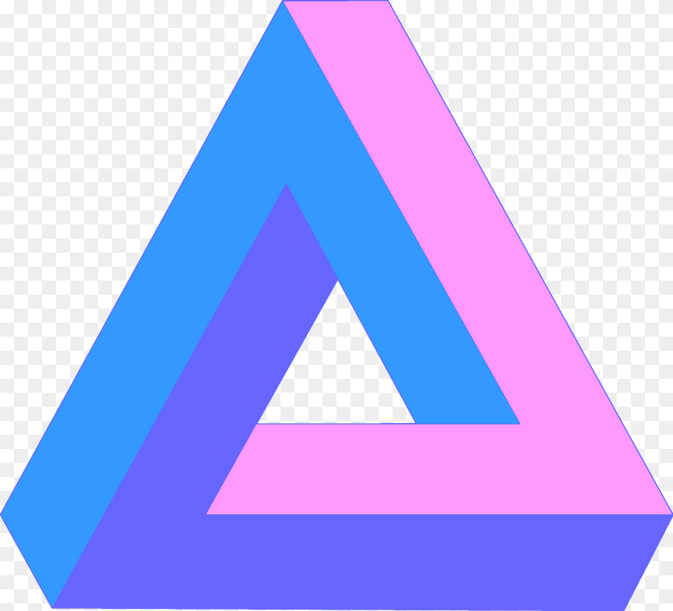 Transparent Blue Tumblr Triangle Png