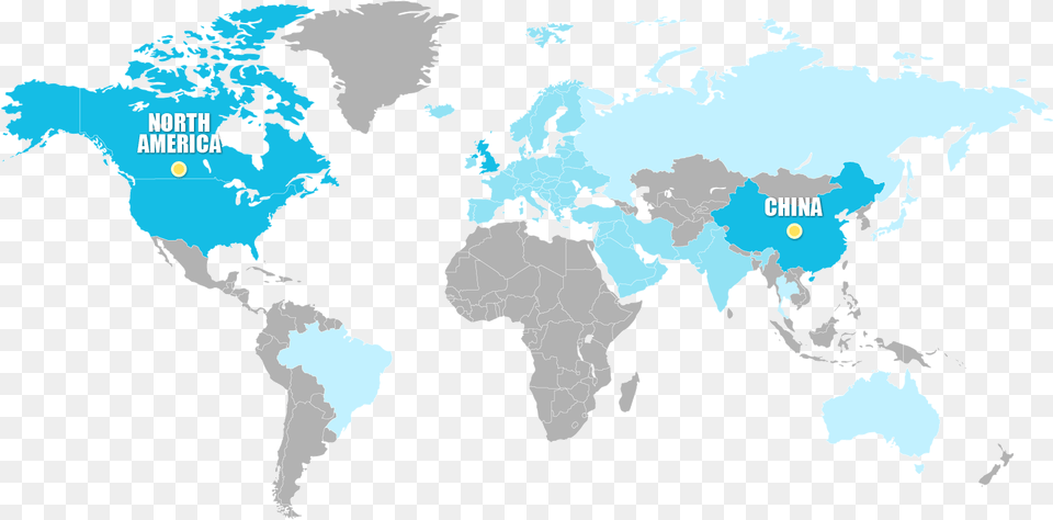 Transparent Blue World Map World Map, Chart, Plot, Atlas, Diagram Png Image