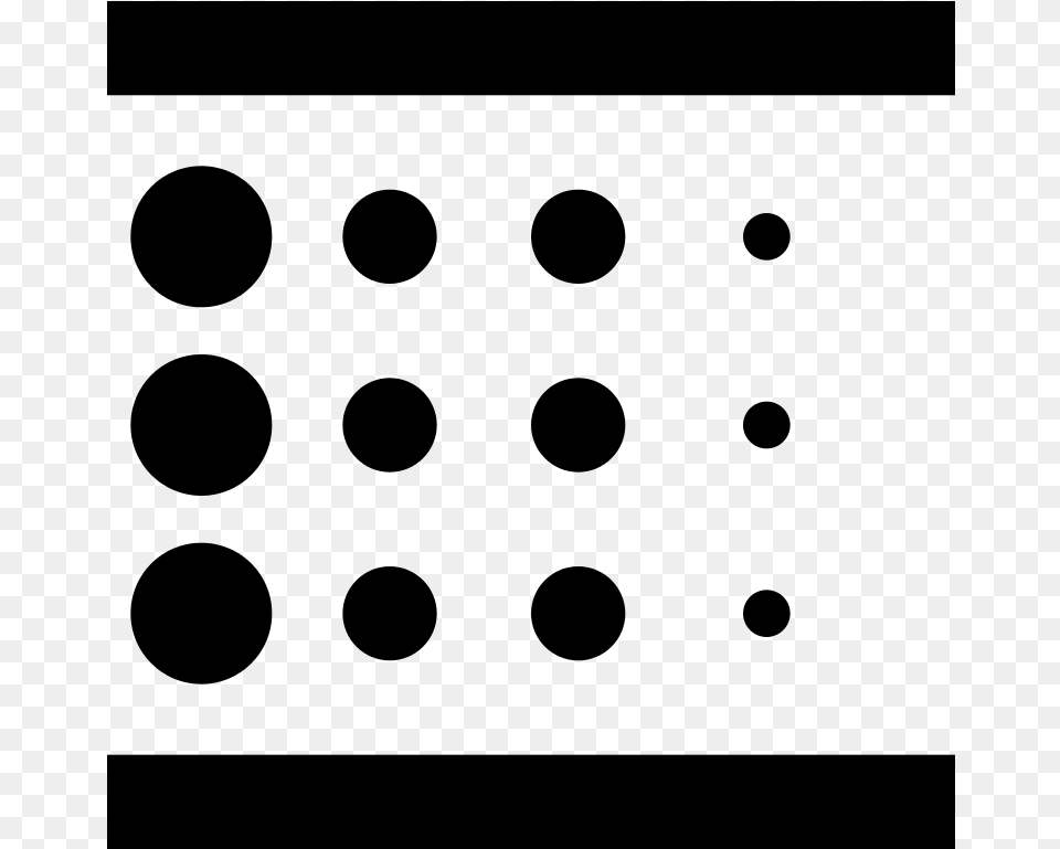 Transparent Blur Circle Polka Dot, Gray Png