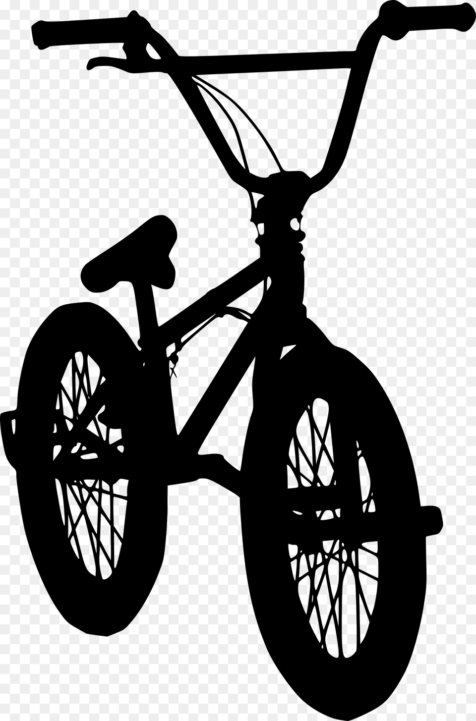 Transparent Bmx Bike, Gray Png Image