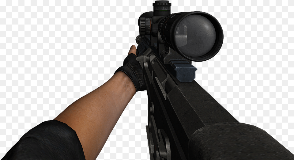 Transparent Bo2 Sniper Assault Rifle, Firearm, Gun, Weapon, Person Png