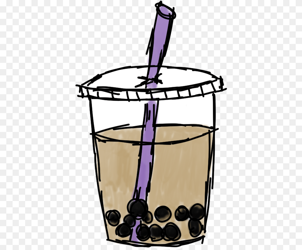 Transparent Boba Clipart, Glass, Cutlery, Cup Free Png Download