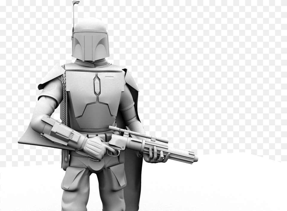 Transparent Boba Fett Head Assault Rifle, Baby, Person, Helmet, Gun Png