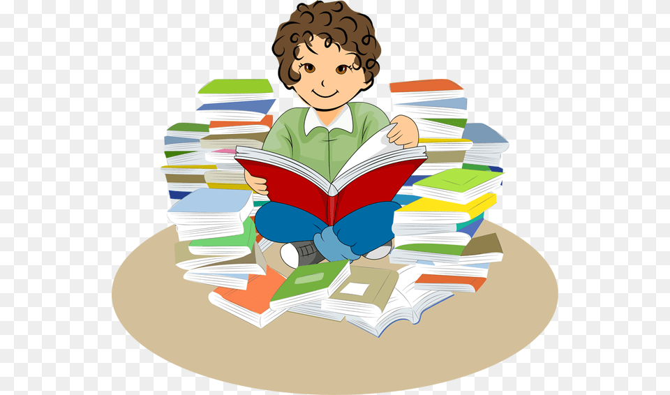 Transparent Book Clipart Read Books Clipart, Person, Publication, Reading, Baby Free Png Download