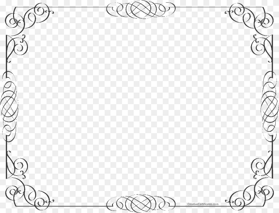 Transparent Border For Certificate, Blackboard, Home Decor Free Png