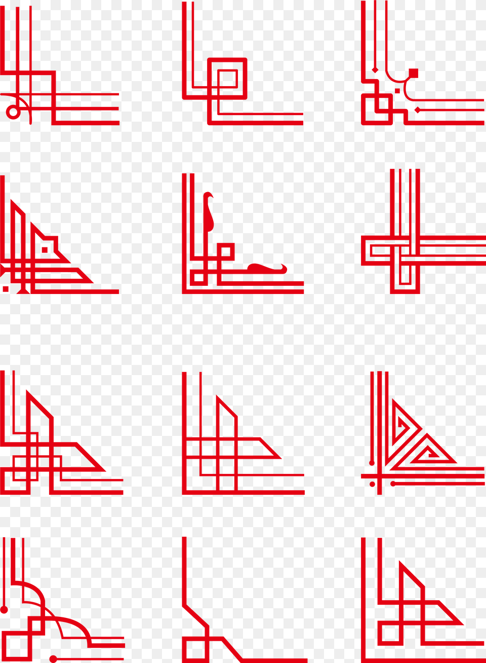 Transparent Border Vector Border Chinese Patterns, Pattern Free Png