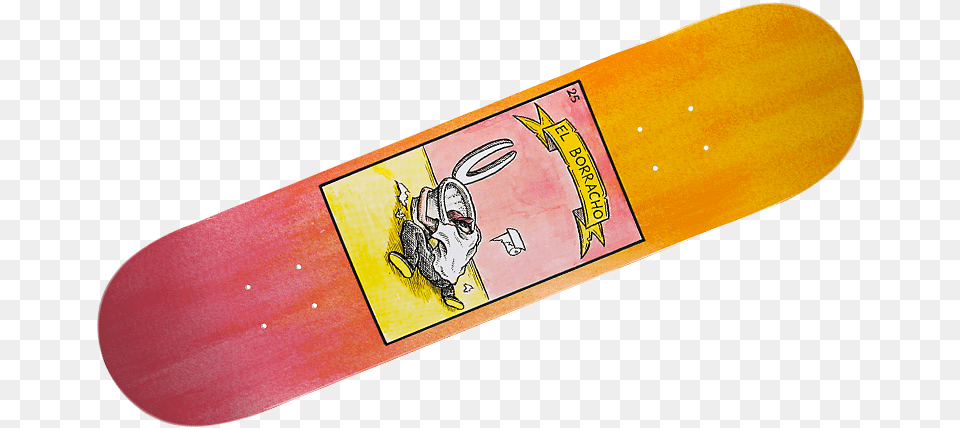 Transparent Borracho Skateboard Deck, Person Png