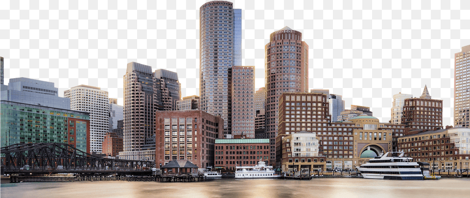 Boston Skyline Gif City, Architecture, Waterfront, Water, Urban Free Transparent Png