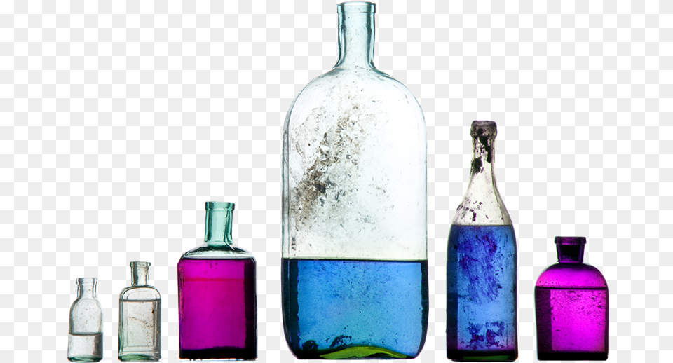 Transparent Bottles Potion Bottles Transparent Background, Glass, Bottle, Cosmetics, Perfume Free Png Download