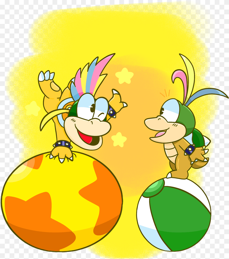 Transparent Bouncing Ball Lemmy Koopa And Hip Koopa, Person Free Png Download