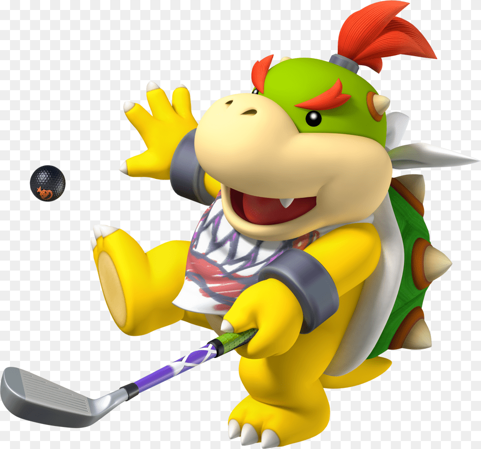 Transparent Bowser Bowser Jr Mario Golf, Clothing, Glove, Toy Free Png