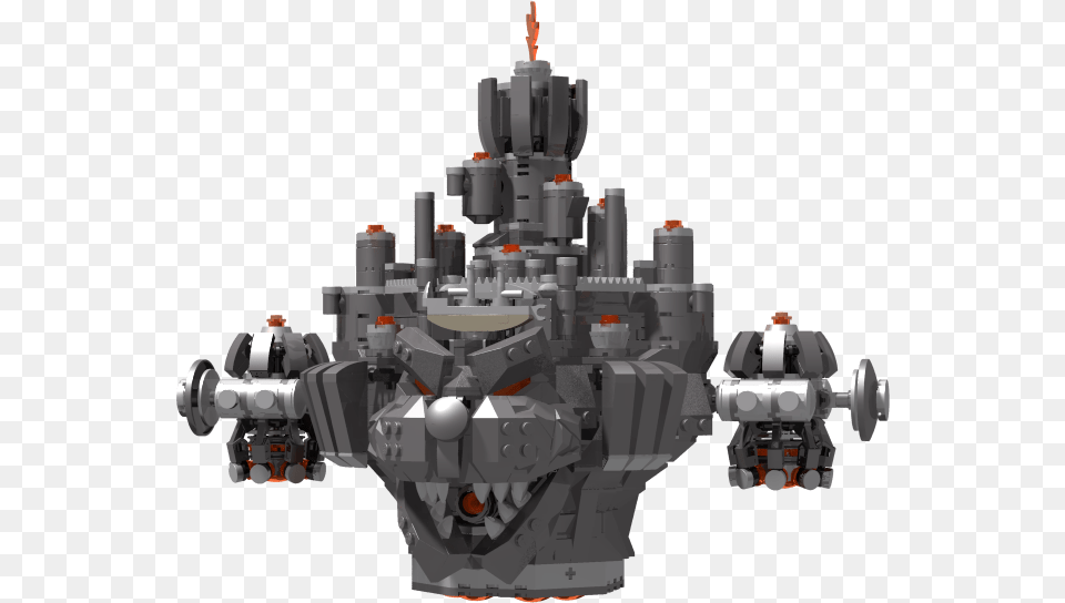 Bowser Face Bowser Flying Fortress, Machine, Engine, Motor, Transportation Free Transparent Png