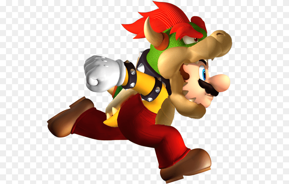 Transparent Bowser Face Bowser Mario Power Up, Baby, Person, Game, Head Free Png