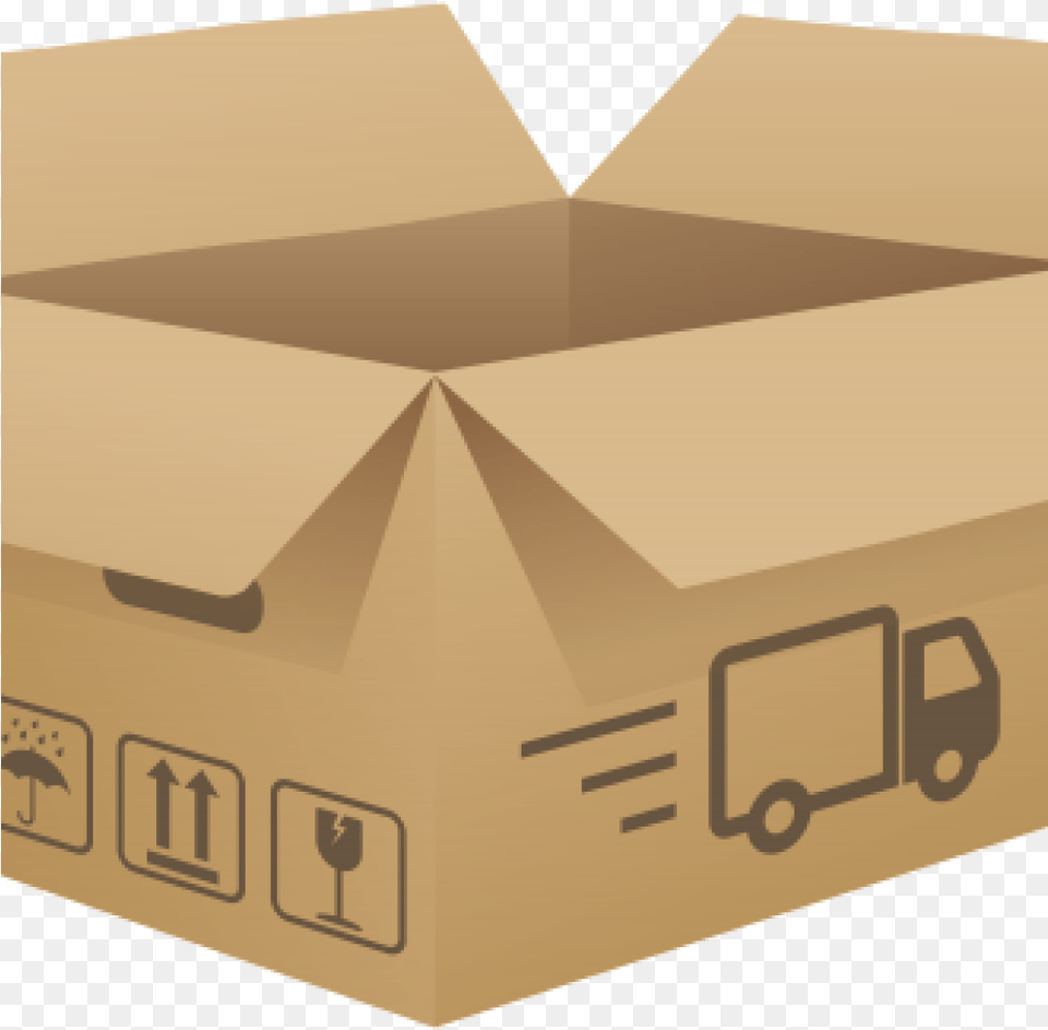 Transparent Box Top Clipart Cardboard Clipart, Carton, Package, Package Delivery, Person Free Png