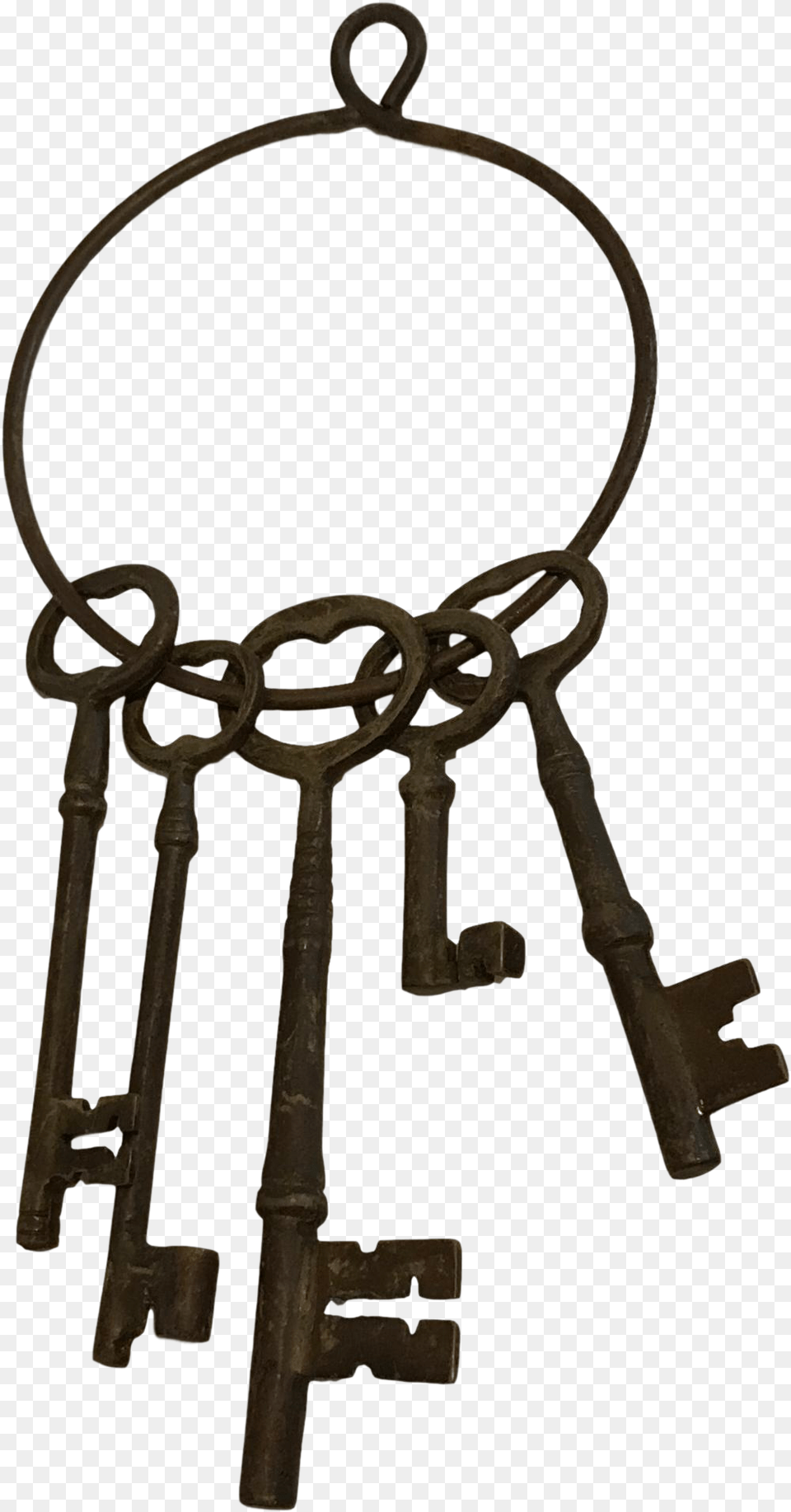 Transparent Boxing Ring Clipart Antique Skeleton Keys On Ring, Key, Bow, Weapon Png