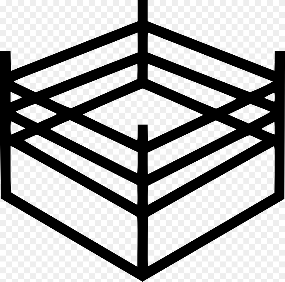 Transparent Boxing Ring Clipart Wrestling Ring Clip Art, Box, Cross, Symbol Free Png