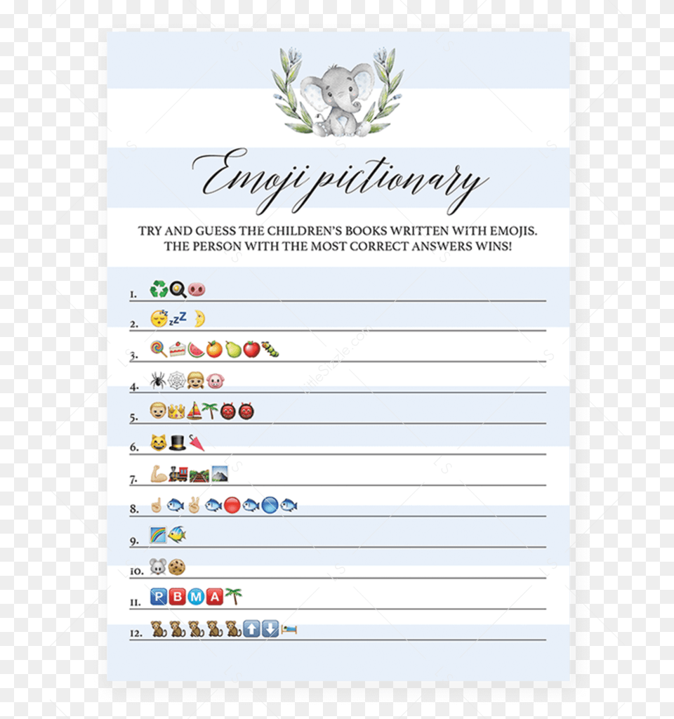 Transparent Boy Emoji Emoji Baby Shower Game, Page, Text, Plant Free Png