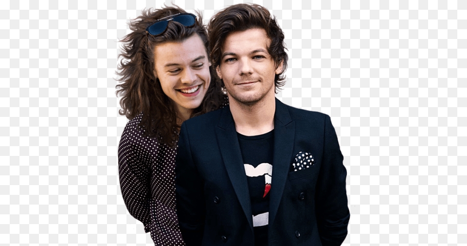 Transparent Boyfriends Harry And Louis Transparent, Jacket, Photography, Head, Happy Free Png Download
