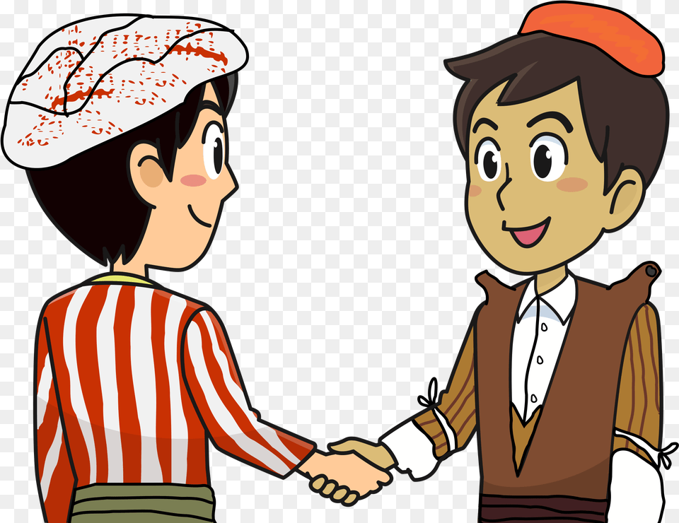 Boys Person Shaking Hands Clipart, Body Part, Hand, Book, Comics Free Transparent Png