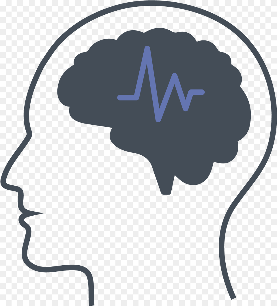 Transparent Brain Silhouette Transparent Icon For Thinking, Clothing, Hat, Head, Person Free Png