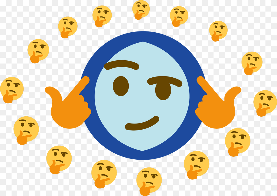 Transparent Brainstorming Brainstorming Emoji, Juggling, Person, Face, Head Png Image