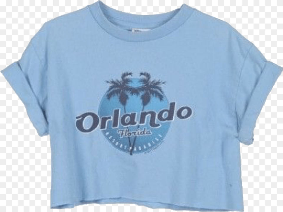 Brandy Melville Blue Shirt Aesthetic, Clothing, T-shirt Free Transparent Png