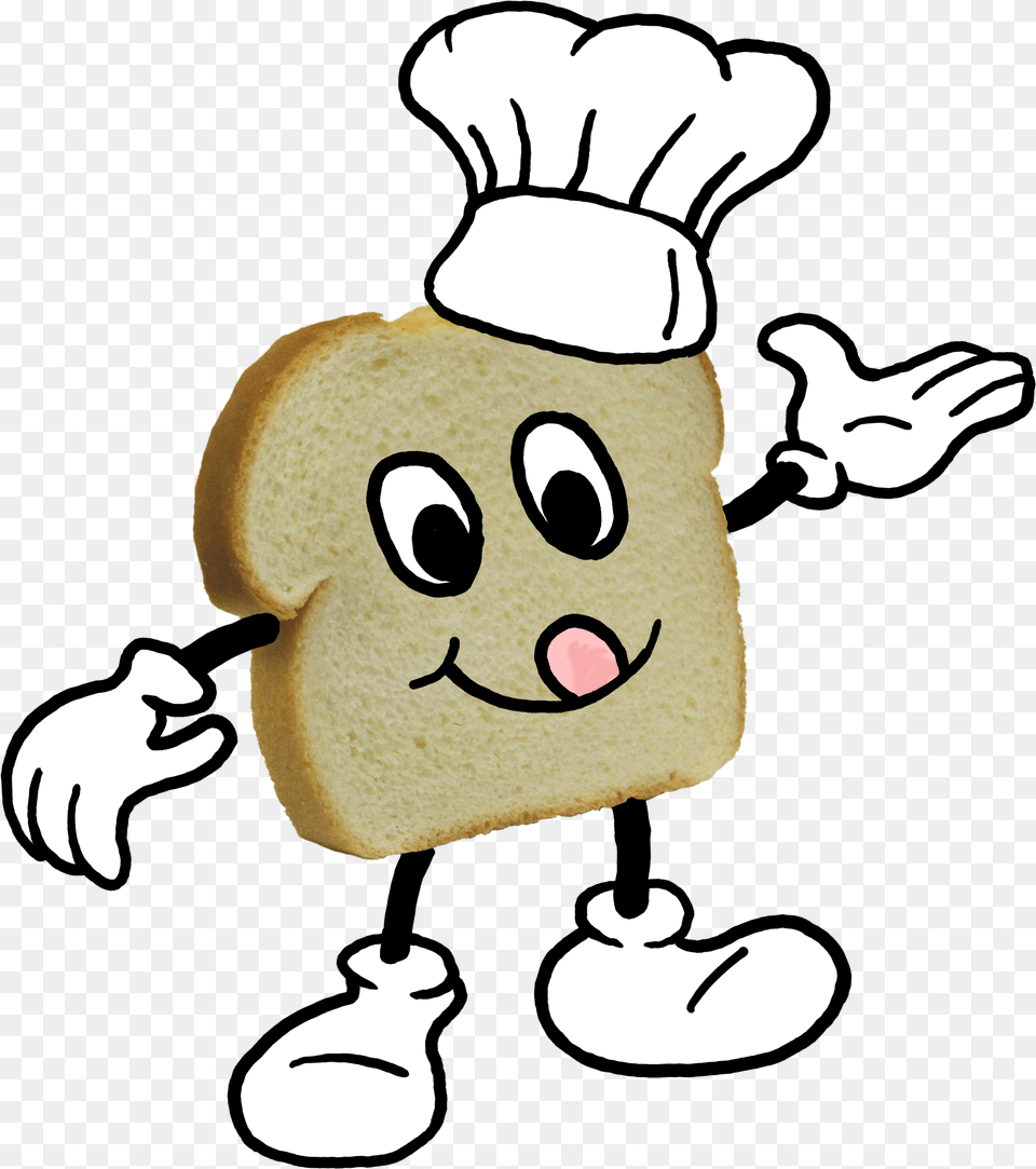 Transparent Bread Cartoon, Food, Head, Person, Face Png Image
