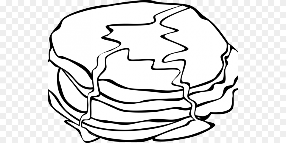 Transparent Breakfast Clipart Pancake Clipart Black And White, Stencil, Person, Baby, Astronomy Free Png Download