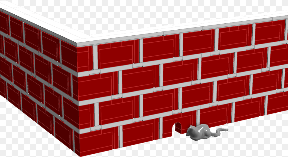 Transparent Brick Wall Brick Masonry Half Red Brick Wall Clipart, Architecture, Building, Railway, Train Free Png