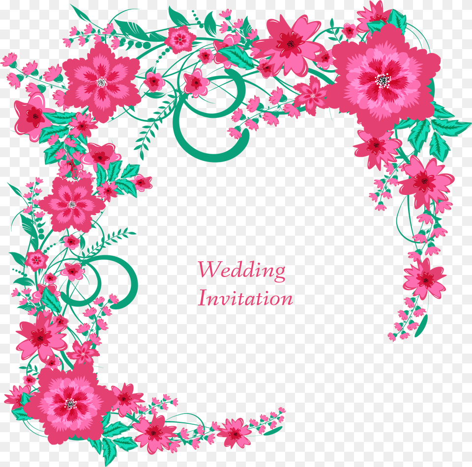 Transparent Bridal Shower Flower Clipart Wedding Invitations Background Design Floral, Art, Floral Design, Graphics, Pattern Free Png