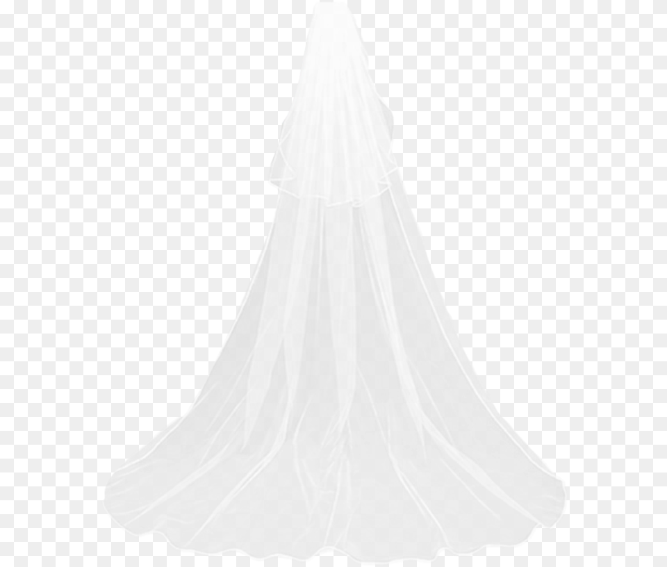 Transparent Bridal Veil Bridal Veil, Clothing, Wedding Gown, Wedding, Gown Png Image