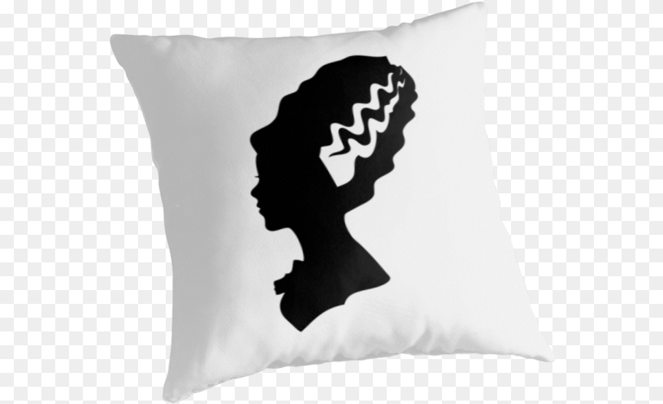 Bride Of Frankenstein Cushion, Home Decor, Pillow, Adult, Person Free Transparent Png