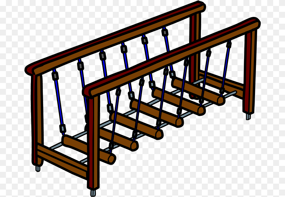 Transparent Bridges Stairs, Handrail, Crib, Furniture, Infant Bed Free Png