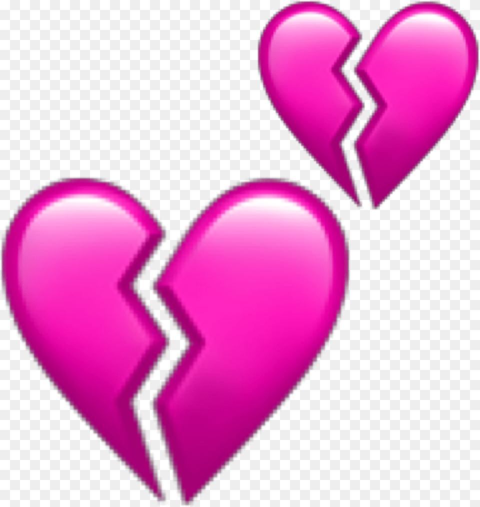 Transparent Broken Heart Emoji, Purple, Disk Free Png Download