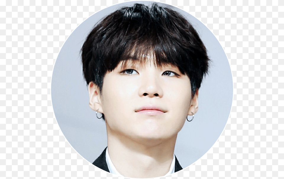 Transparent Bts Stickers Transparent Suga, Photography, Face, Person, Head Free Png