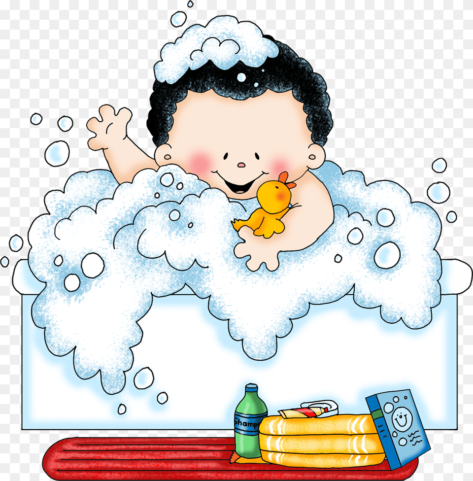 Transparent Bubble Bath, Baby, Person, Face, Head Png Image