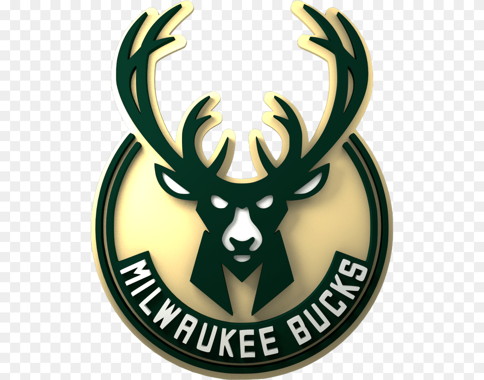 Transparent Bucks Milwaukee Bucks Logo, Animal, Deer, Mammal, Wildlife Png Image