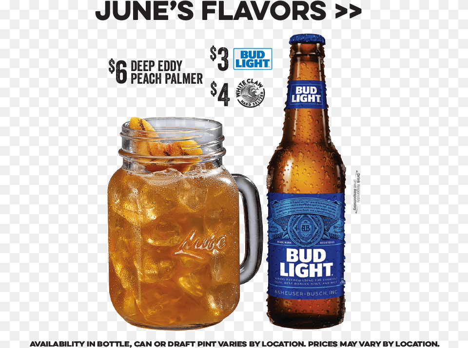 Transparent Bud Light Bottle Beer Bud Light, Alcohol, Beverage, Beer Bottle, Liquor Free Png Download