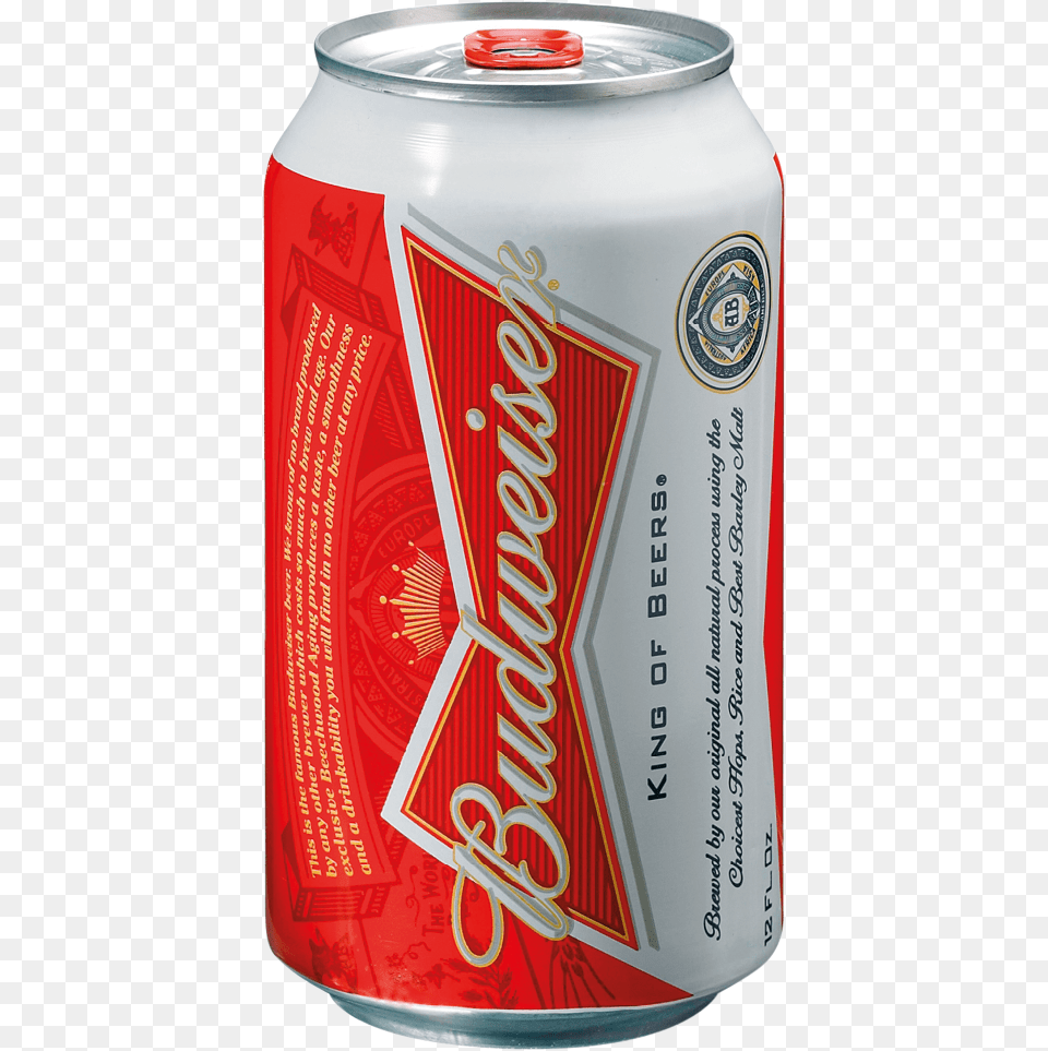 Budweiser Budweiser, Alcohol, Beer, Beverage, Can Free Transparent Png