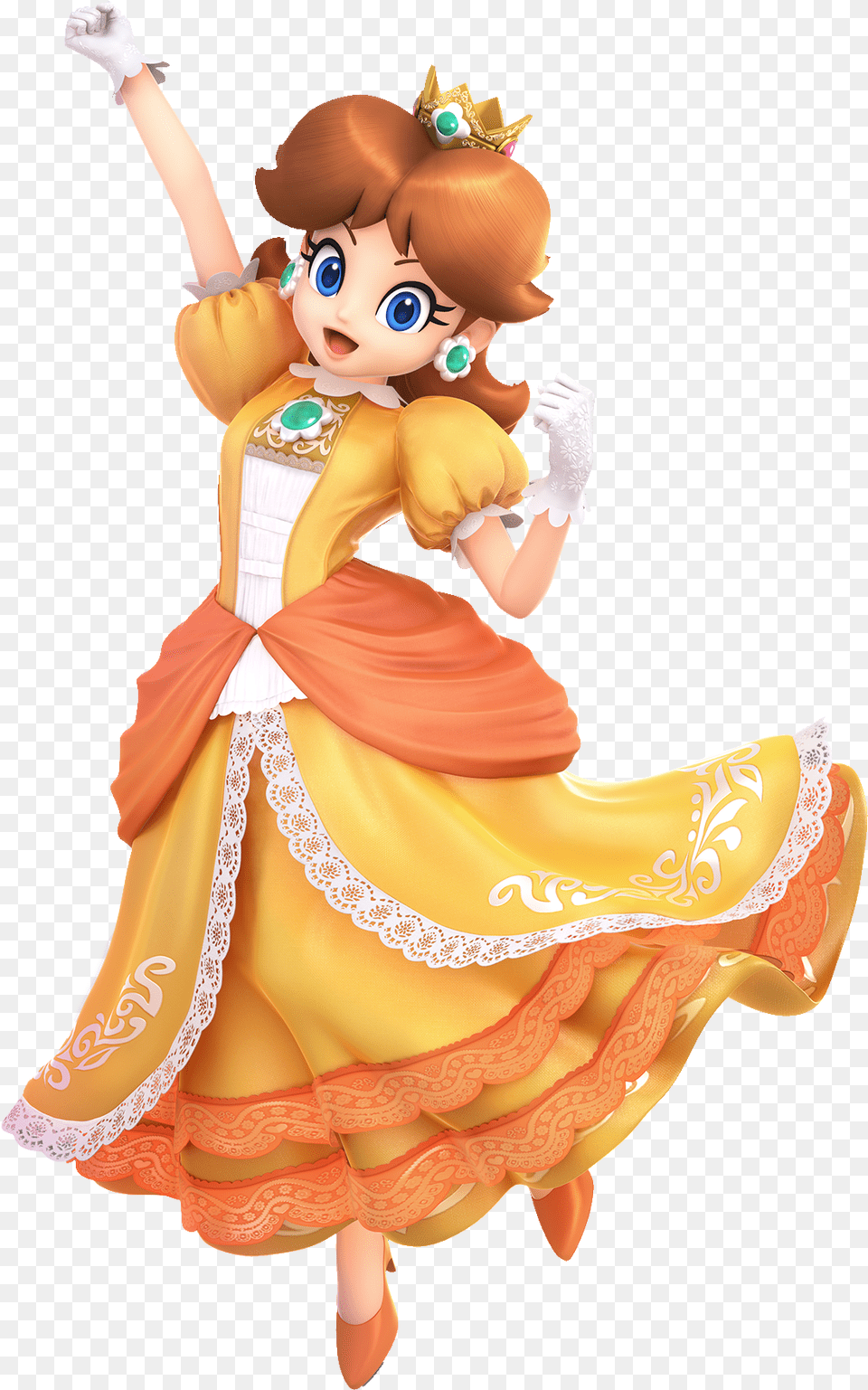 Buff Arms Princesa Daisy Smash, Baby, Dancing, Leisure Activities, Person Free Transparent Png