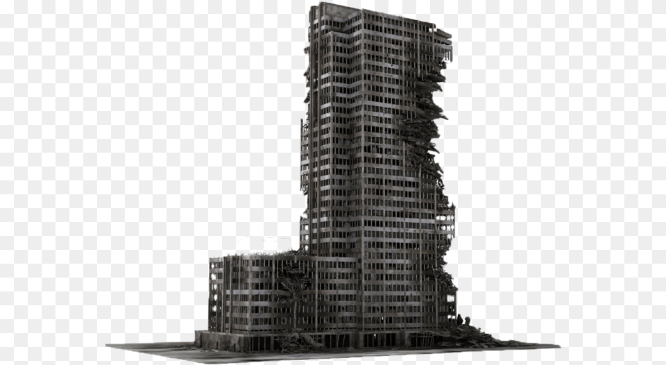 Transparent Building Ruin, Architecture, Skyscraper, Metropolis, Housing Png Image