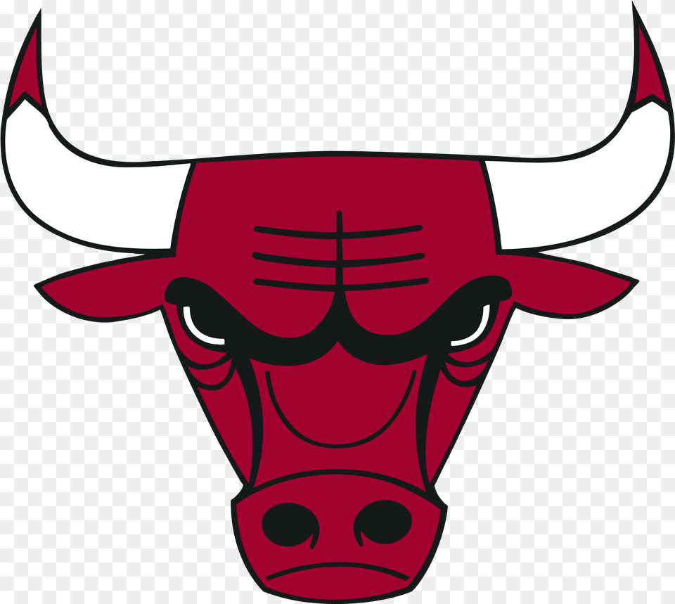 Transparent Bull Horns Clipart Chicago Bulls, Animal, Mammal, Cattle, Livestock Free Png