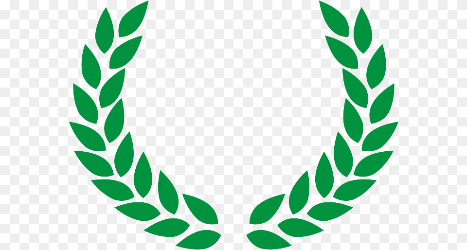 Transparent Bunga Laurel Wreath Vector, Green, Emblem, Symbol, Leaf Free Png Download