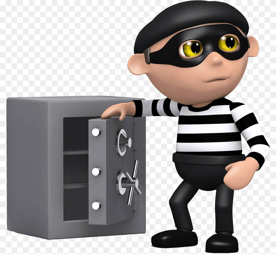 Burglar Safe Robber, Baby, Person, Face, Head Free Transparent Png